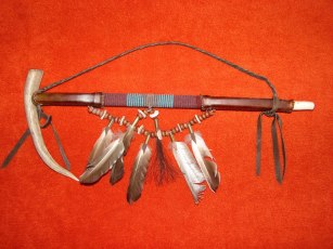 Raw Hide Peace pipe