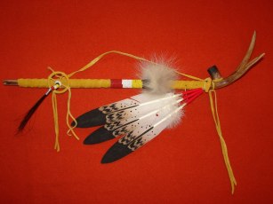 Coyote fur Peace pipe
