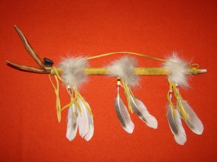Coyote fur Peace pipe