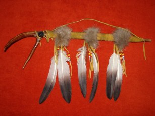 Coyote fur Peace pipe