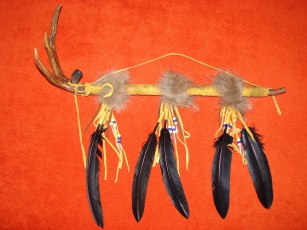 Coyote fur Peace pipe