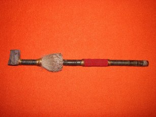 Peace pipe Wrapped Leather