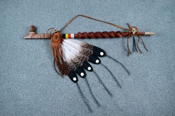 2 piece Soapstone Peace pipe